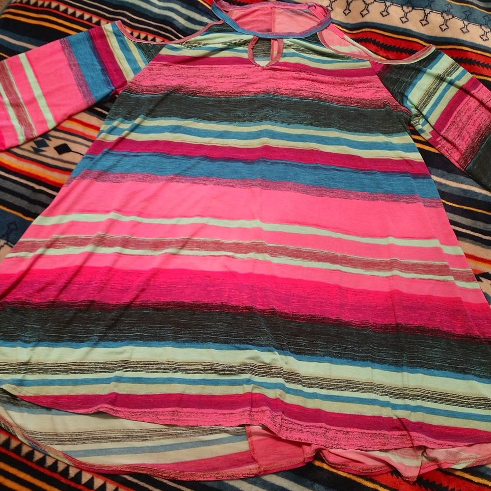 Serape tunic
